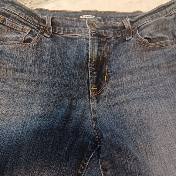 Old Navy Women's Curvy Skinny Jeans 10 Short Blue - Picture 2 of 6